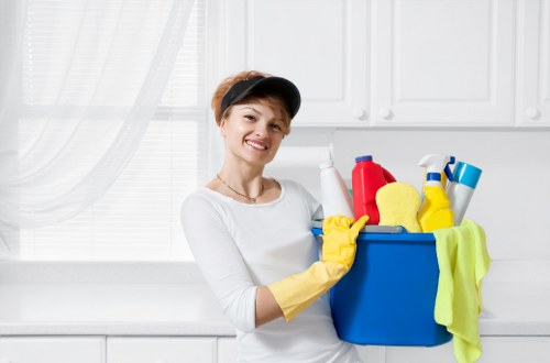 Professional after builders cleaning in a Balham home interior