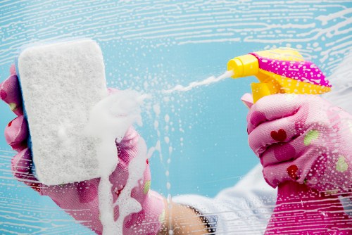 Deep cleaning a lounge sofa with specialist upholstery tools