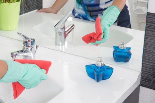 Waste sorting and recycling process for oven cleaning materials