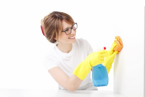 Image showing a documented complaint process for an oven cleaning appointment